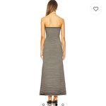 Striped Black and White Maxi Dress Size XS Photo 2