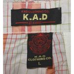 Vintage K.A.D. Clothing Co. Ladies Orange Plaid Long Shorts Size L Retro Summer White Size L Photo 8