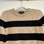 Truth by Republic Women’s Small Petite Tan & Black Striped Pullover Sweater. Size undefined Photo 10