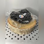 NFL Pittsburgh Steelers Unisex Detachment Buckle Key Lanyard Black & White w/Logo Photo 1