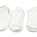 Three pairs of white soft socks B14 Photo 0