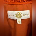 Anna Cate Abigail Puff Sleeve Blouse in Sienna Burnt Orange Medium STAIN Photo 2
