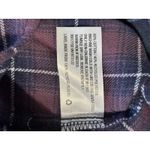 Wild Fable Plaid Long Sleeve Flannel Shirt Purple/Green Size Medium Button Up Photo 5