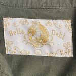 Bella Dahl Olive Green Corduroy Utility Western Style Button Down Shirt | M Photo 8