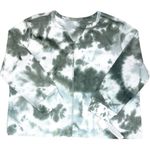 Rebellious One  Juniors/Womens 3X Green & White Tie Dye Long Sleeve Shirt Photo 0