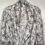 Catherine Malandrino  Sz L Spring Floral Print Robe Soft NWT Photo 1