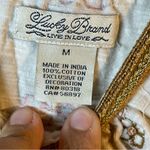 Lucky Brand  Cream Smocked Sleeveless Tank Top Photo 4