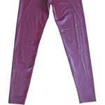 Bershka  Womens Pull On Faux Leather High Waisted Pants Burgundy M NWOT Photo 5