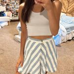 American Apparel Chevron Denim Skirt Photo 0