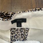 J.Crew  Leopard Print Harvey Silk Pull On Wide Leg Cropped Pant Size 6 Photo 4