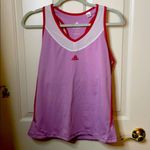 Adidas workout tank top builtin bra pink Large Photo 1