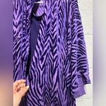 Joan Rivers  Silk‎ Blend Purple Burnout Kimono and tank Women's Size small Photo 3