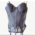 H&M  black padded underwired garter Corset bustier SZ 4 Photo 2