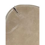 Fossil Tan Genuine Leather Boho Chained Flower Embroidered Wristlet Clutch Purse Photo 4