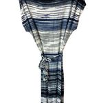 Karen Kane NWT  Grecian maxi dress blue and white size medium Photo 1
