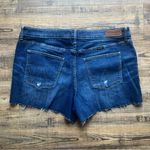 Wrangler Womens High Rise Vintage 3” Denim Shorts Distressed Size 16 Photo 7