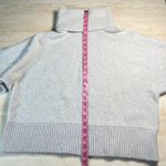 Banana Republic  Light Gray Oversized Turtleneck M/L Chunky Knit Batwing Sleeve Photo 6