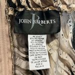 John Roberts size 12 fun pattern pencil skirt zipper back small slit skirt skirt Photo 4