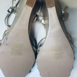 David's Bridal  Metallic Strappy Heels Photo 2