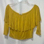 Cotton On Women's Mustard Off-Shoulder Top Photo 0