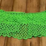 Beach Riot  Crochet Green Bandeau Strapless Bikini Top‎ Photo 1