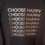 Spiritual Gangster 🪬Women’s  Black Graphic Sweatshirt Choose Happy LNC Sz Small Photo 3