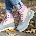 Timberland Premium Waterproof Grey Nubuck Boots Photo 14
