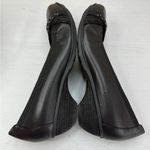 Abeo Nellie Pumps Sz 9.5N Slip On Leather Career Wear Academic Professional Black Photo 6
