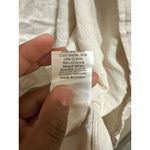 Womens Beige Shirt Large Polyester‎ Long Sleeve Button Down Casual Top Tan Photo 6