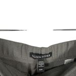 Eileen Fisher  Cotton Ponte Wide Leg Pull On Pants Green Womens Medium Photo 2