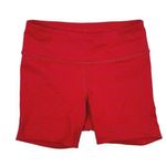 Outdoor Voices Red Low Rise Elastic Waist Fitness Slim Fit Biker Shorts Size XS Photo 0