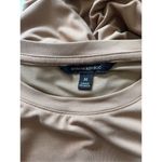 Banana Republic Short Sleeve T Shirt Midi Dress Tan Women’s Size Medium Photo 1