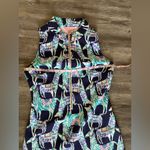 Lilly Pulitzer Vibrant Blue and Pink Zip Dress Photo 4