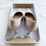 Michael Kors Dorothy Flex pump heels embossed leather size 6 color soft pink Photo 4