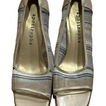 Apostrophe  Vintage Mesh Leather Heels - Woman's Size 8.5 Photo 0