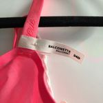 Aerie Smoothez by  Bra Balconette Sheer Mesh Unlined Underwire Pink 34D Photo 3