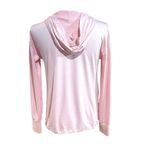 Nine West  Active Long Sleeve Hooded Top Thumb Holes Light Pink Small Photo 3