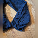 Free People Chloe Milkmaid Top in Black, Size M, NWT Photo 3