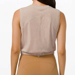 Lululemon Adapt to You Tank Top in Heathered Dune Size 4 Photo 0