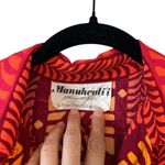 Vintage Manuhealii Womens Hawaiian Shirt Aloha Topical Casual Size Small Pink Photo 1