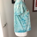 Urban Outfitters Short Sleeved Blue Tie Dye Shirt Photo 5