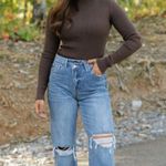 These Three Boutique 90s crossover straight jeans Photo 1