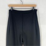 Wdirara Stretch Crepe Black Flared Cutout Hem Women's Side Zip Pants NWT Size M Size M Photo 10