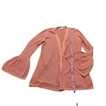 Joan Vass 3/$15  shimmery cardigan with bell sleeves Photo 1
