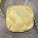 Maeve by Anthropologie Butter Yellow Geometric Boxy Crossbody Bag Faux Leather Photo 2