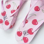 Sole Mates Cherry Wedge Flip Flop Sandals Y2K Style Red Size 6 Photo 5