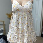 LA Hearts  Yellow Floral Mini Dress Photo 0