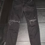 Mother Womens Black The Looker Ankle Fray Distressed Jeans 29 Butt Rip Photo 0