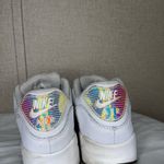 Nike  Air Max White and Neon Yellow Sneakers Photo 6
