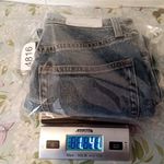 We Wore What  High Rise Blue Jeans Danielle Exposed Button Womens 25 Photo 10